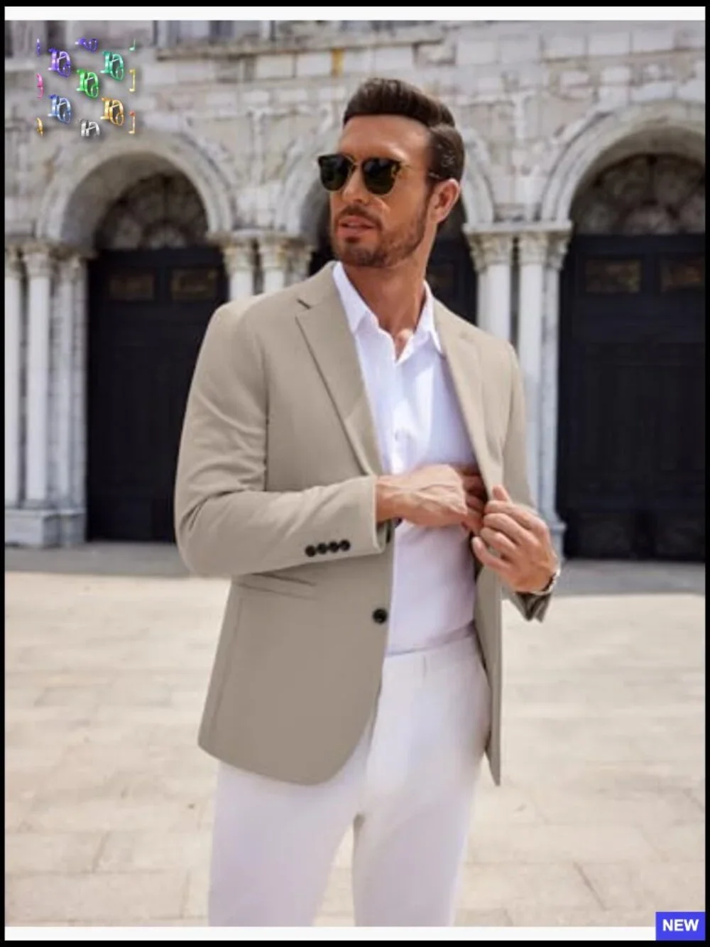 Slim Fit Knit Blazer Lightweight Casual Sport Coat Classic Modern Stretch
